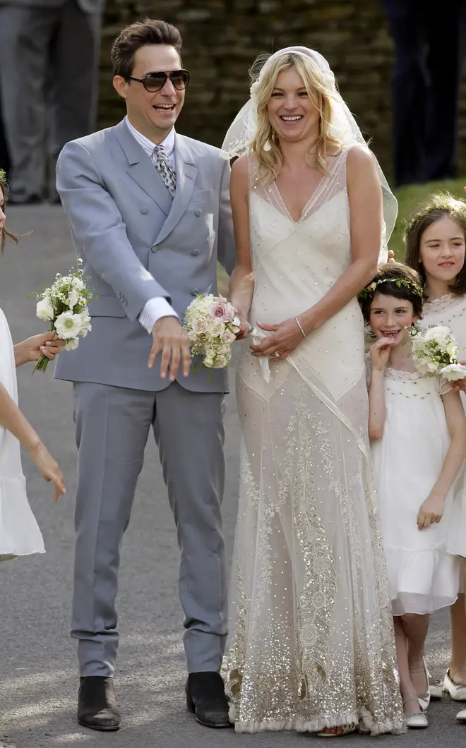 Kate Moss celebrates her wedding to Jamie Hince