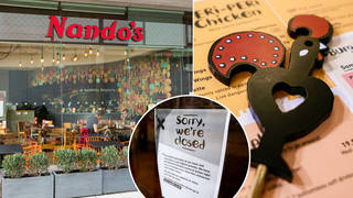 Up to 50 Nando's restaurants have been forced to close