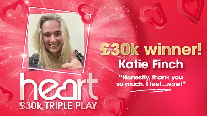 Katie Finch wins £30,000!