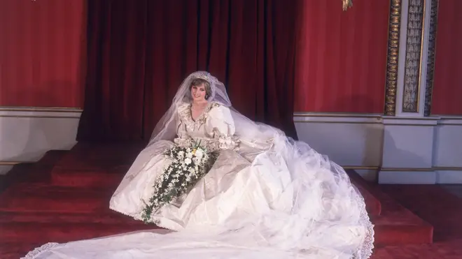 David said that Diana was the 'dream client' when it came to designing her wedding gown
