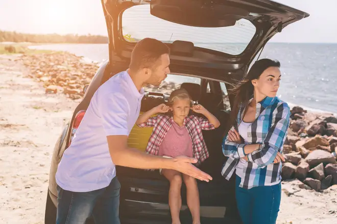 It's important to stay calm with other drivers, and everyone else in the car