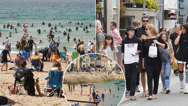 Brits are being urged to stay away from Cornwall