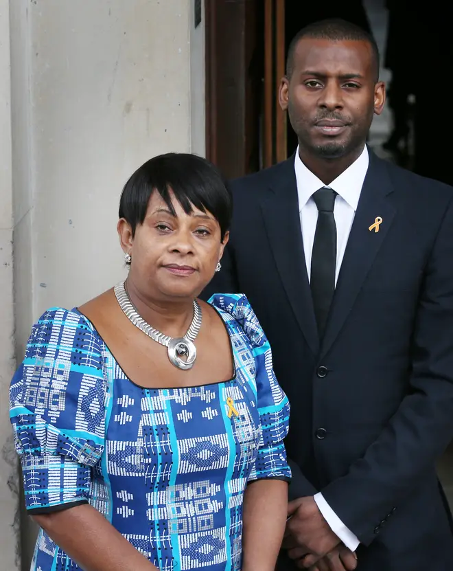 Stephen Lawrence's mum Doreen and his brother Stuart