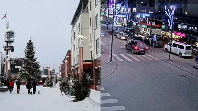 What Lapland usually looks like in November versus what it looks like this year
