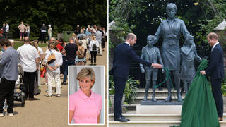 Princess Diana's memorial statue will be open to public viewing from next week
