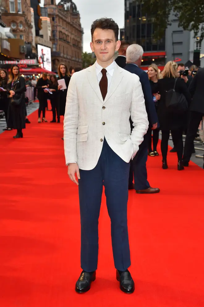 Harry Melling on the red carpet for his new film