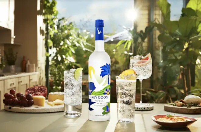 Grey Goose's limited edition summer bottle will brighten up your dining table