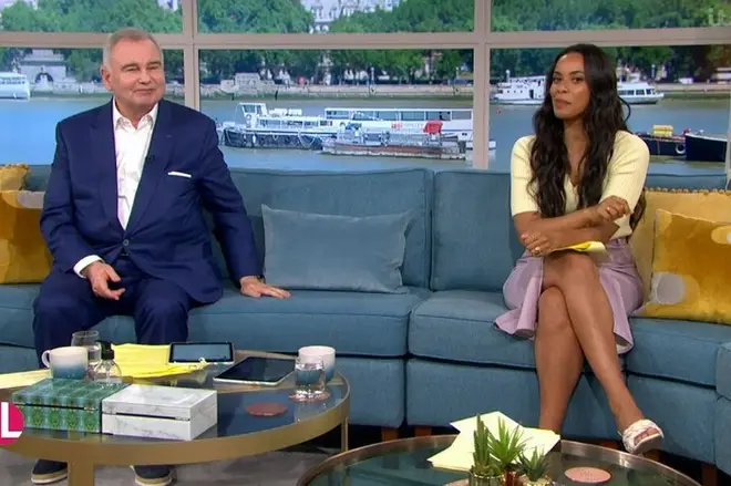Eamonn Holmes and Rochelle Humes are presenting This Morning