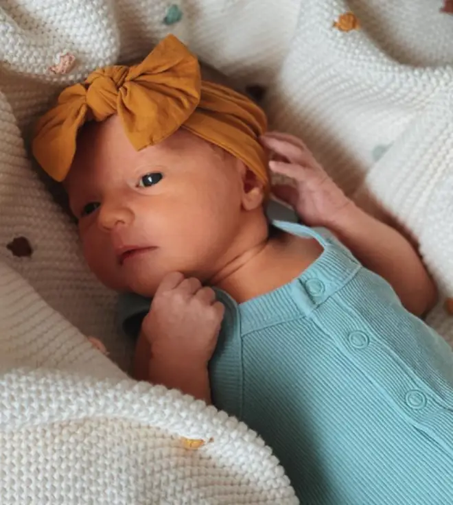 Zoella has shared a photo of her baby Ottilie