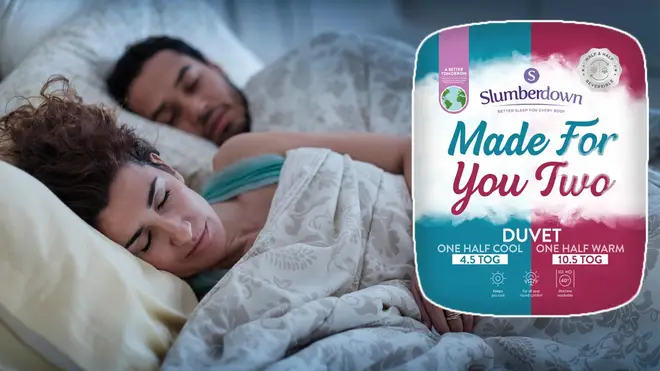 You can now buy a half-cold half-warm duvet