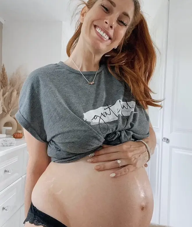 Stacey is pregnant with her first daughter