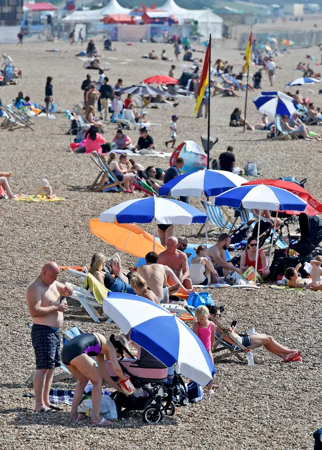 The heatwave is due to end on Wednesday