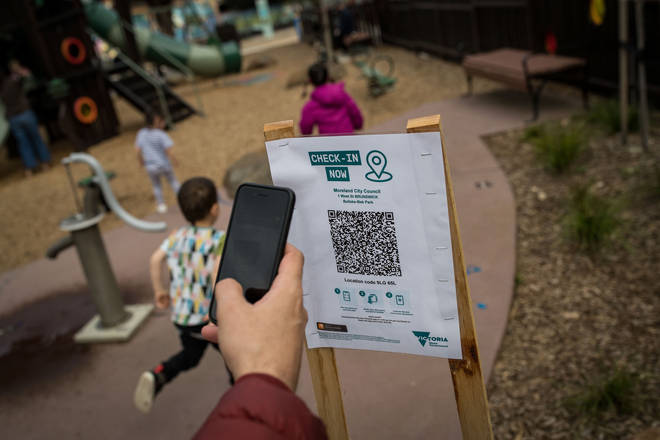 Playgrounds in Australia have installed QR codes