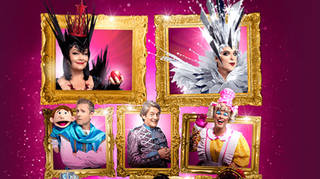 Dawn French stars alongside Julian Clary in Snow White at the London Palladium