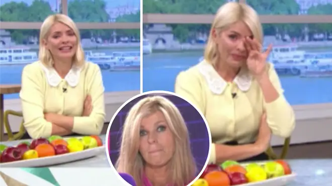 Holly Willoughby was in tears listening to Kate Garraway talk about her husband