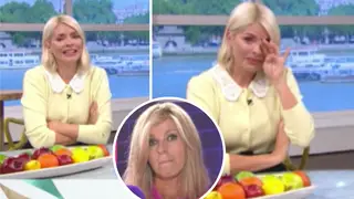 Holly Willoughby was in tears listening to Kate Garraway talk about her husband