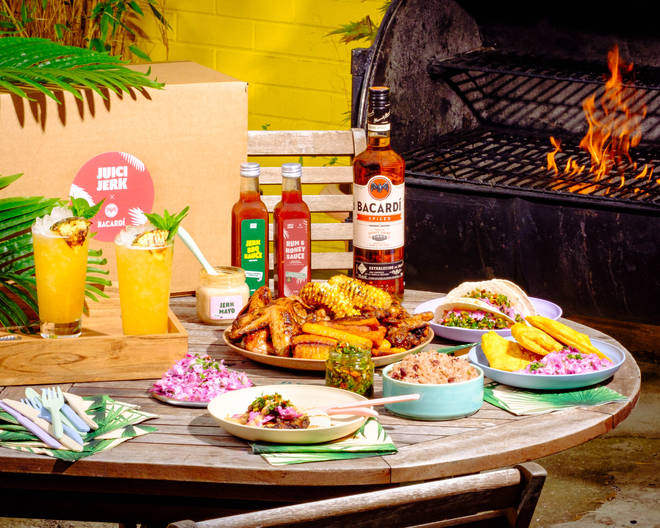 Enjoy a delicious Caribbean BBQ with pals