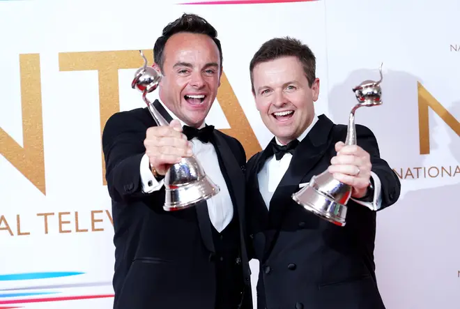 Ant and Dec won best presenter for the 20th year in a row
