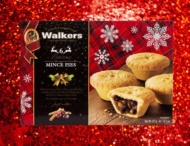 Walkers mince pies are available to buy in W H Smiths