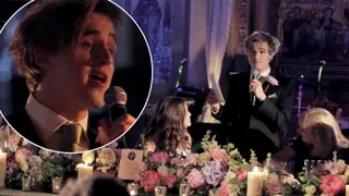 Tom Fletcher sung his wedding speech to Giovanna