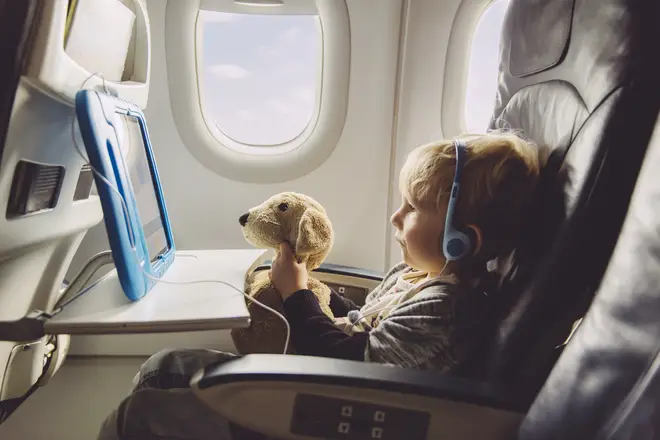 An airline has pointed out where children will be sitting