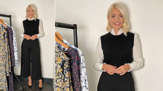 Holly Willoughby is wearing an outfit from the high street today