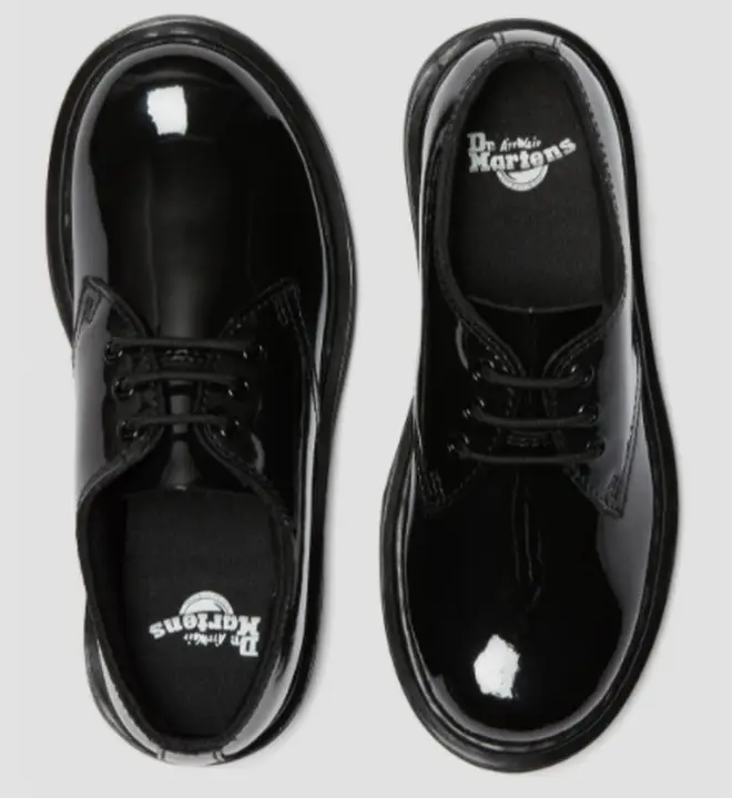 These are an example of Dr Marten school shoes for girls, although we do not know exactly which ones were banned