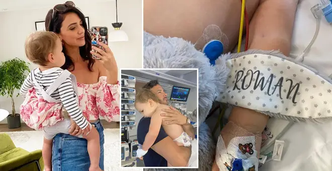 Roman was put in intensive care after Lucy found him blue in his cot