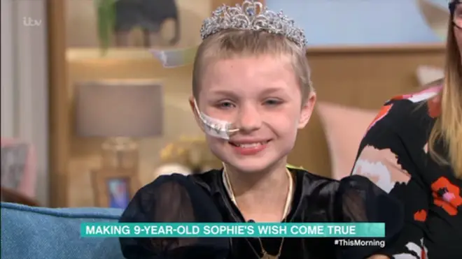 Sophie appeared on This Morning earlier this year