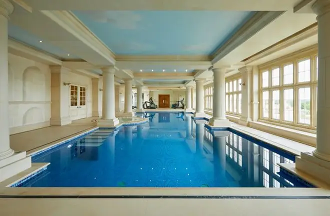 The house comes complete with a stunning swimming pool