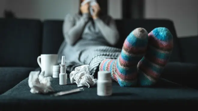 Thousands of people in the UK are getting colds at the moment