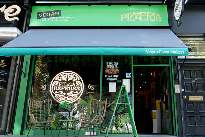 Vegan Pizza Express has just opened in London