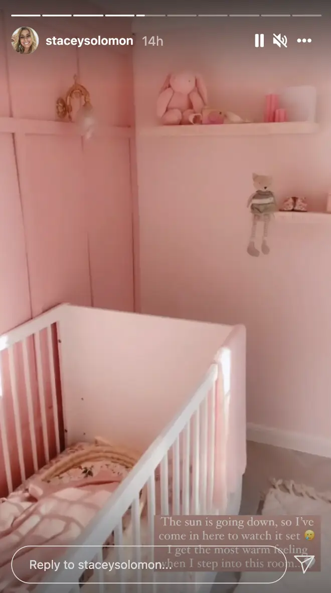 Stacey posted a stunning video of the new nursery
