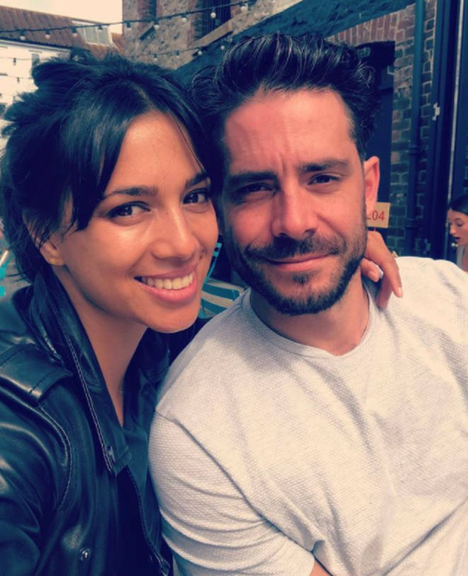Fiona Wade and her husband Simon Cotton have been married for two years