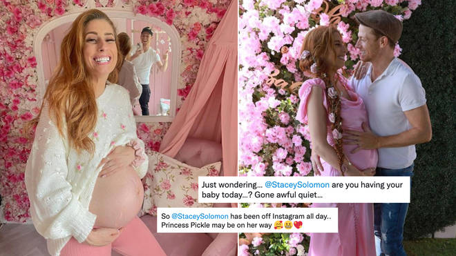 Stacey Solomon fans think she's given birth