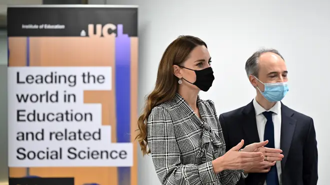 The Duchess of Cambridge met with researchers to learn about a new study tracking the holistic development of children