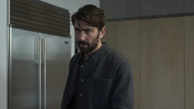 Michiel Huisman has the role of Angela’s abusive husband, Olivier.