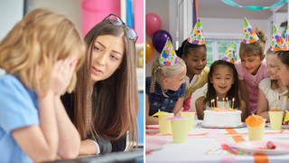 The teacher has sparked a debate over whether it is acceptable or not to only invite certain classmates to a kid's birthday party