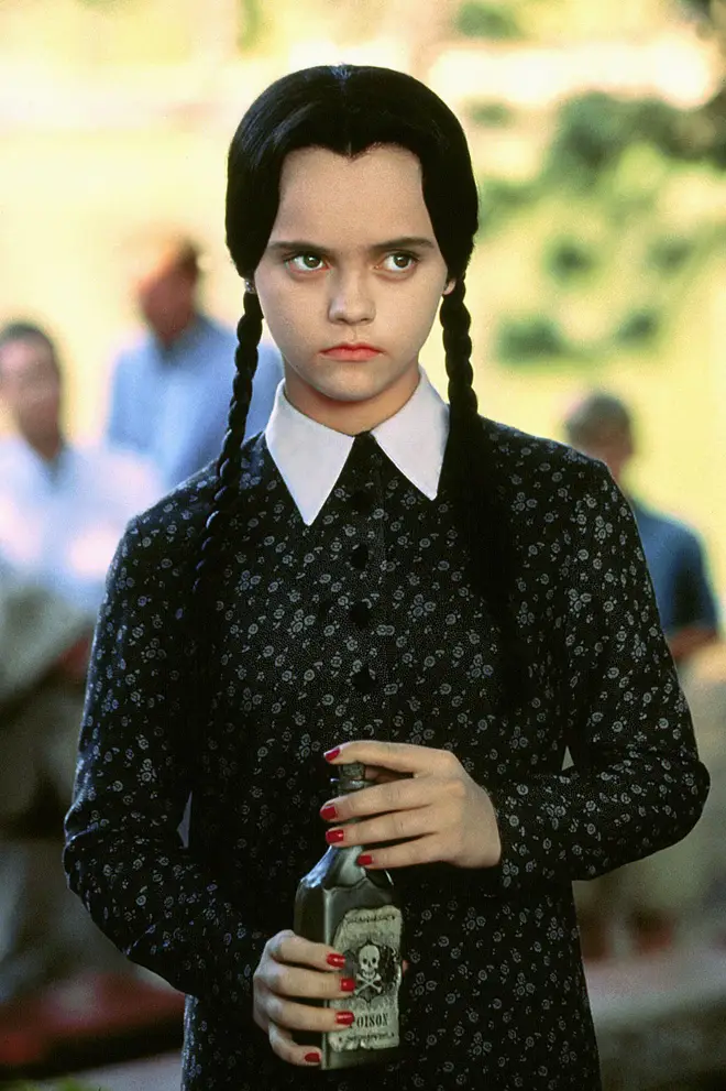 Wednesday Addams – a classic look easily created with some plaits and a black dress