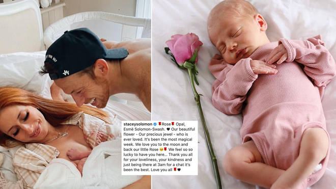 Stacey Solomon has revealed her baby's name