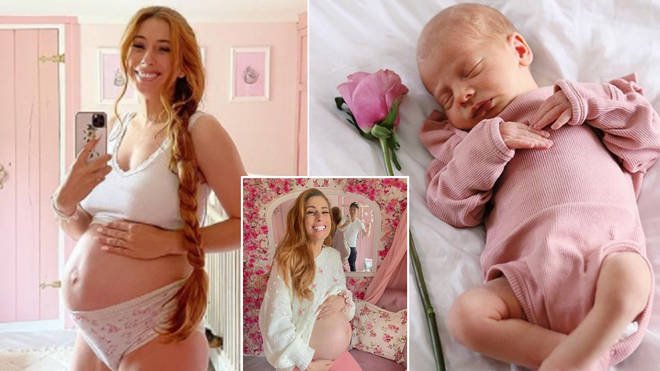 Stacey Solomon hinted her daughter was called Rose weeks ago