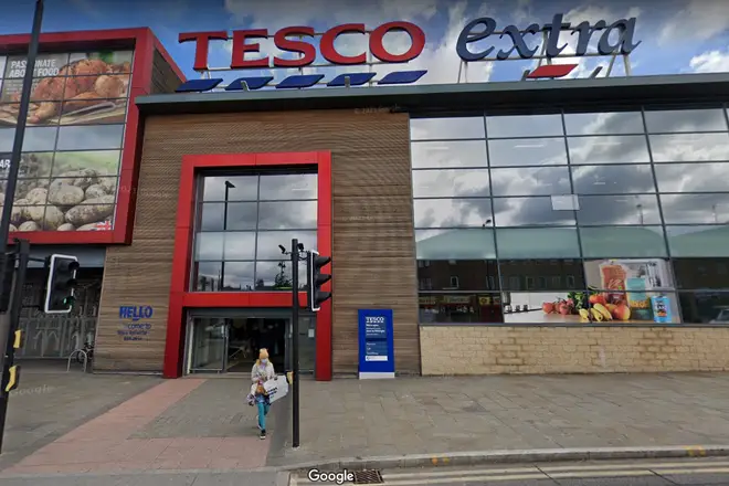 The Tesco store is on Drummond Street in Rotherham