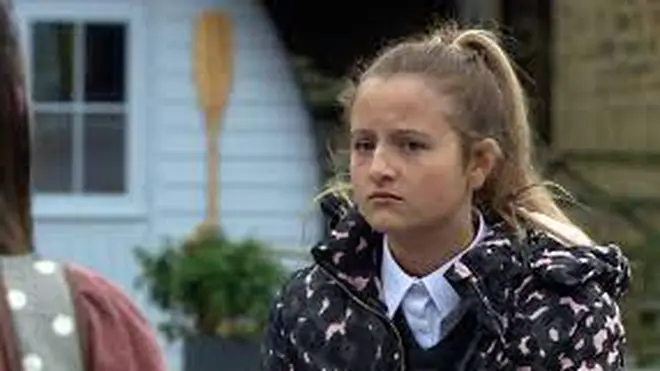 Daisy Campbell joined Emmerdale when she was seven