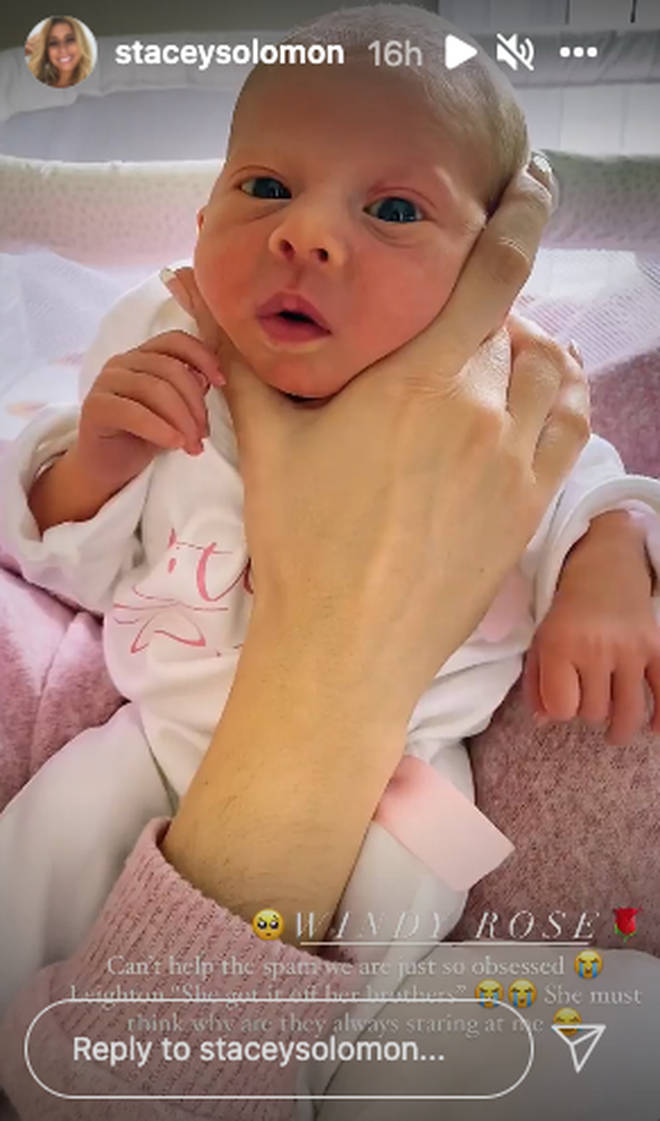 Stacey Solomon shared a new video of her daughter