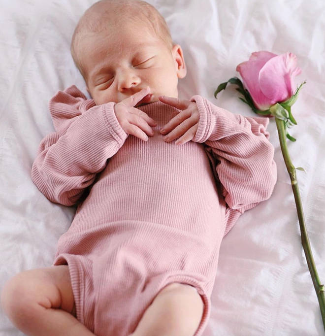 Stacey Solomon announced that she and Joe Swash had named their daughter Rose Opal on Wednesday