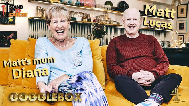Matt Lucas and his mum Diana are starring in Gogglebox