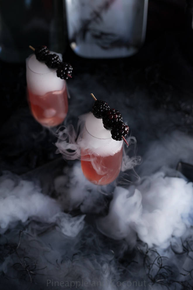 The blackberry garnish adds a lot of fun to this drink