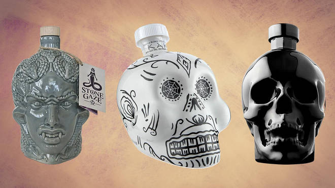 Add some spooky style to your bar area with one of these amazing bottles