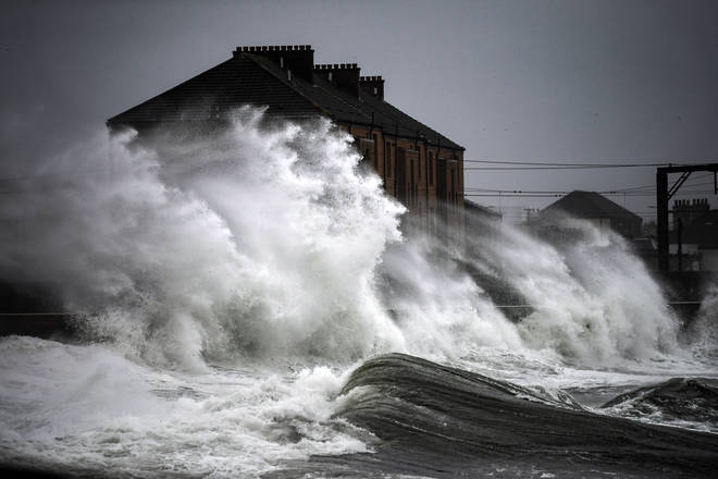Storm Diana lashes the UK coast 