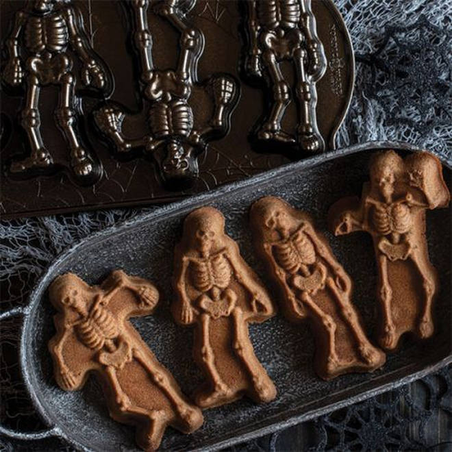 These dancing skeletons look great iced or served freshly baked